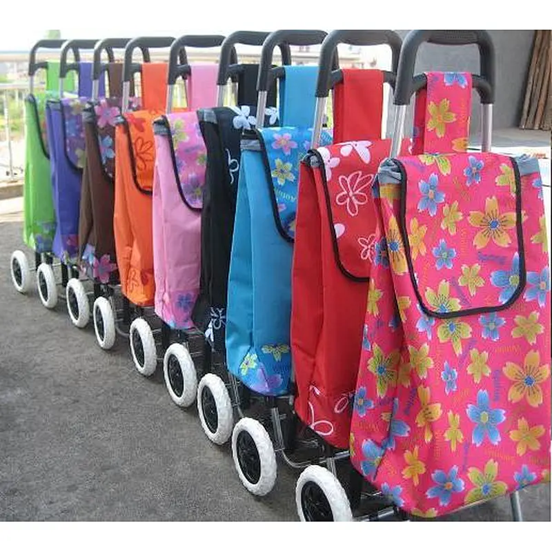 Cheap Folding Shopping Trolley Bag On Wheel