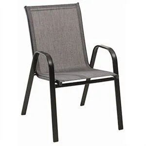 Supergroup teslin patio used metal outdoor stacking banquet chair