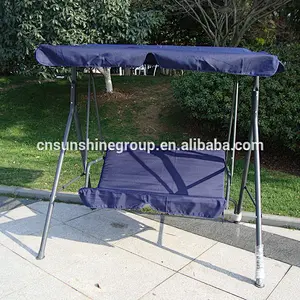 Deluxe oxford air double seat living room swing chair