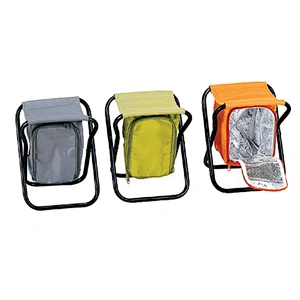 Portable Detachable Backpack Folding Stool with Cooler Bag for Camping Hunting Fishing
