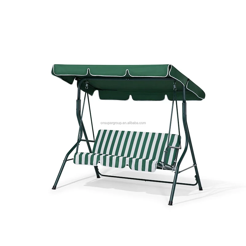 New design hot selling outdoor swing chair,3 person seat garden swing chair