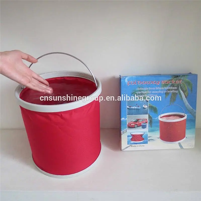 Folding Portable Outdoor Camping Foldable Water Bucket