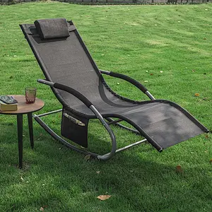 Supergroup Outdoor Garden Rocking Chair Relaxing Chair Recliner Sun Lounger