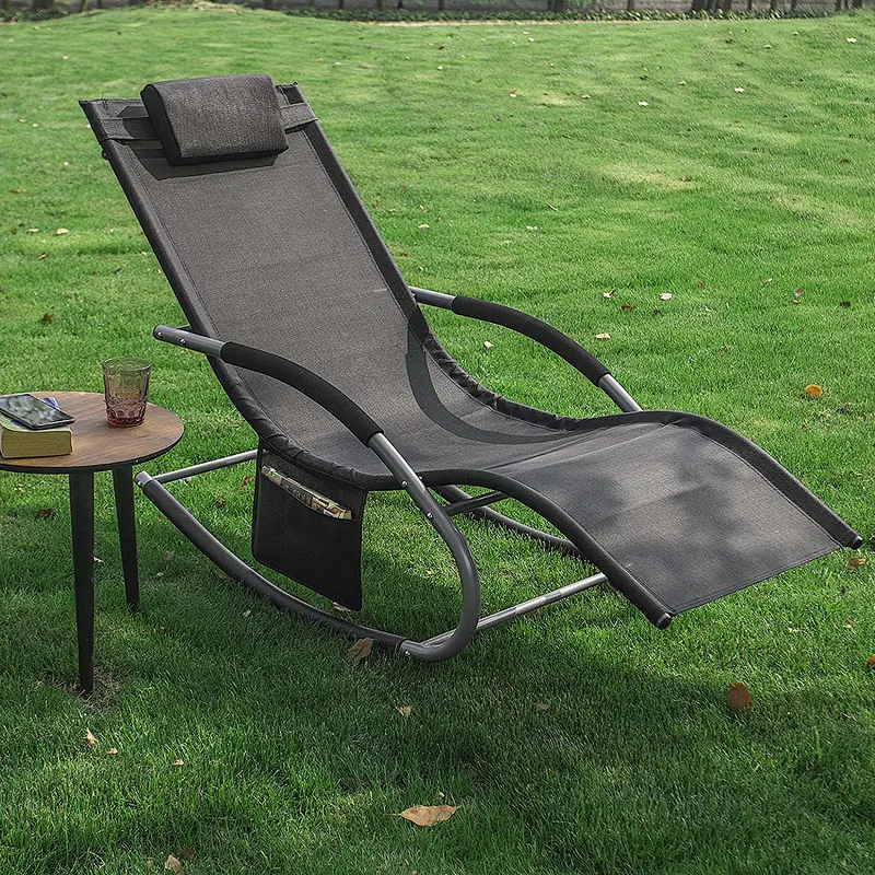 Supergroup Outdoor Garden Rocking Chair Relaxing Chair Recliner Sun Lounger
