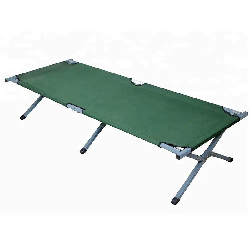 Cheap Folding Army Cot With 600D carrying bag Foldable aluminum stretcher army bed