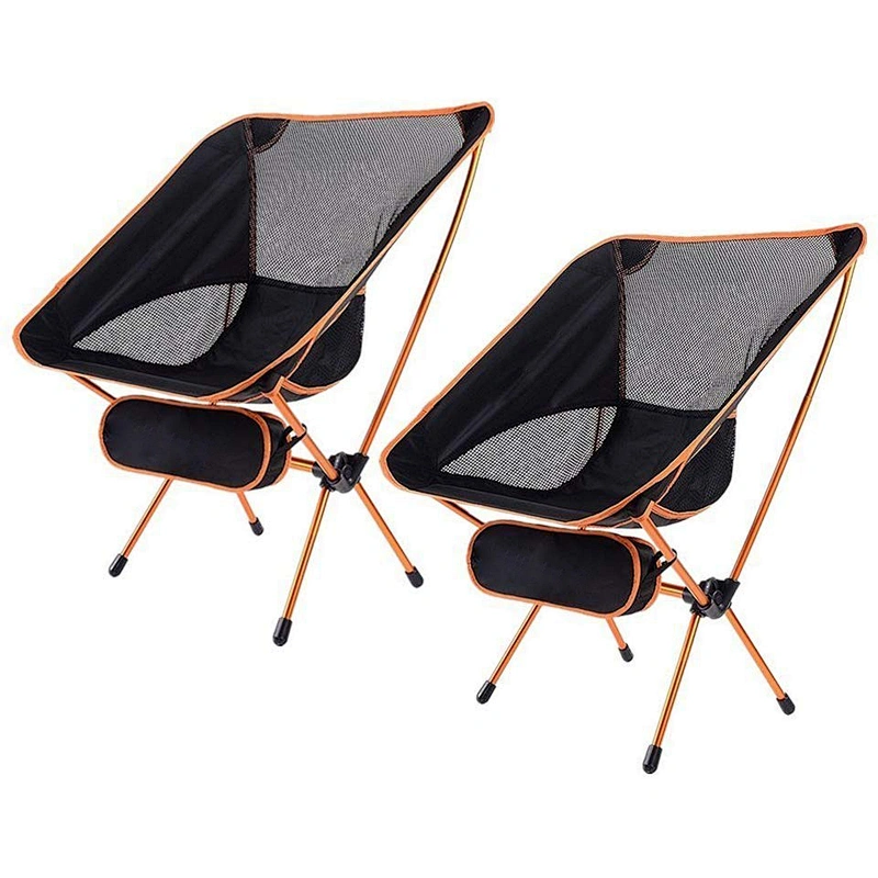 Backpacking Camping Chair Heavy Duty Packable Collapsible Portable  Folding Beach Outdoor Picnic Travel Hiking Chair