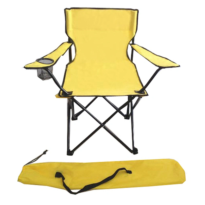 Wholesale Outdoor Foldable Hiking Chair Pocket Fishing Steel Tube Chair Folding Beach Chair