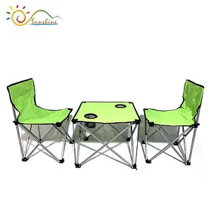 Top grade camping folding table and chair set in bulk