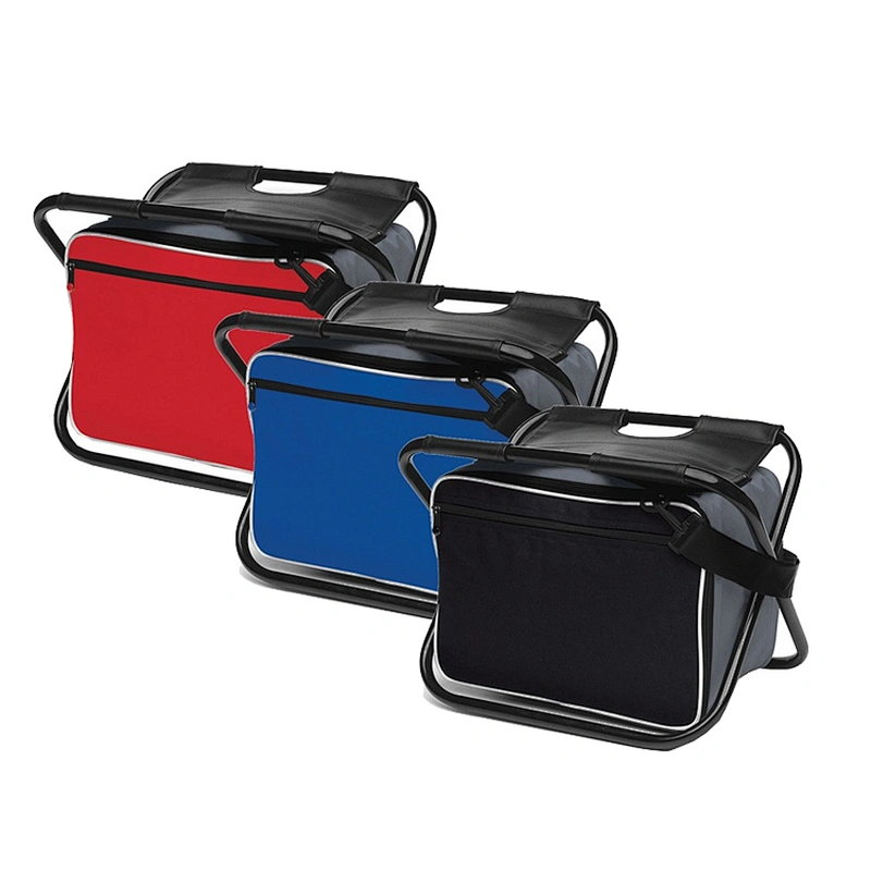 Portable Detachable Backpack Folding Stool with Cooler Bag for Camping Hunting Fishing