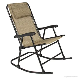 Hot Sale Outdoor Garden Chair Modern Sling Fabric Rocking Chair