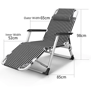 Supergroup Outdoor adjustable headrest outdoor sunbed folding  zero gravity recliner chair