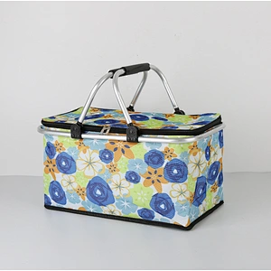 Supergroup Wholesale Fashionable supermarket Custom Morden Rolling collapsable aluminum Shopping Basket