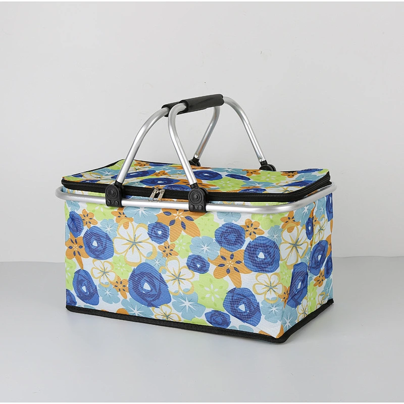 Supergroup Wholesale Fashionable supermarket Custom Morden Rolling collapsable aluminum Shopping Basket