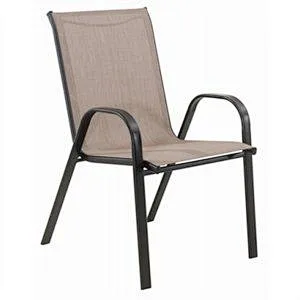 Supergroup teslin patio used metal outdoor stacking banquet chair