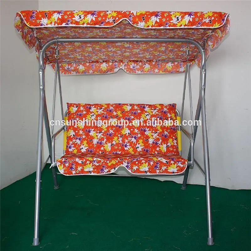 Outdoor double seat swing chair for children