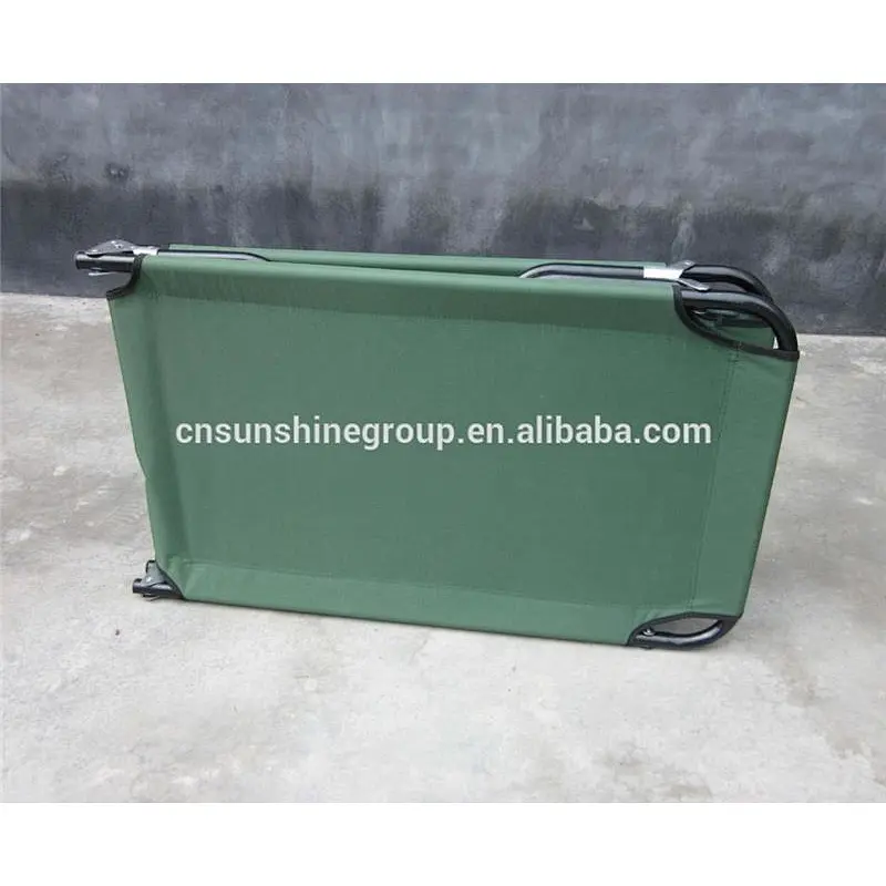 Military portable metal army water bed for camping.