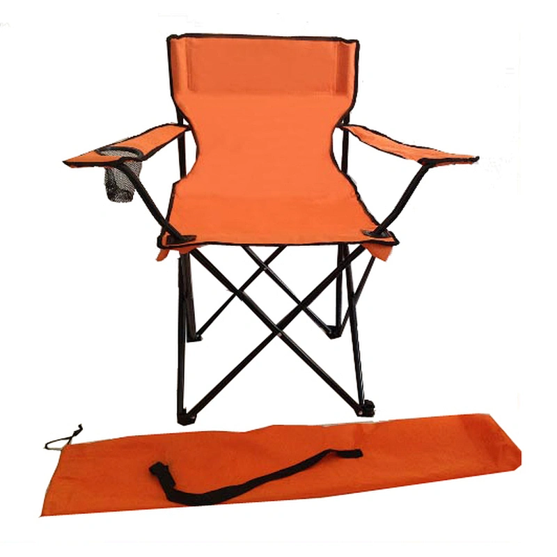 Wholesale Outdoor Foldable Hiking Chair Pocket Fishing Steel Tube Chair Folding Beach Chair
