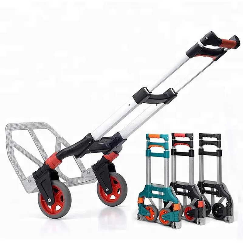 Aluminum hand luggage trolley folding trolley cart