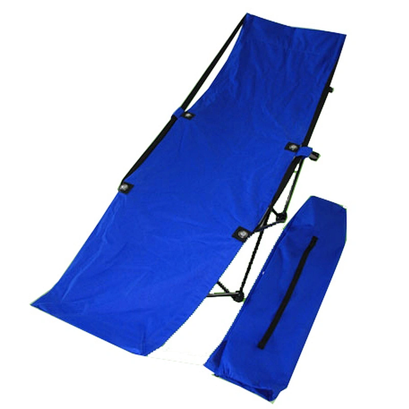 Outdoor metal folding camping bed