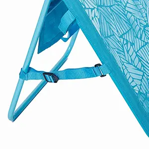 Folding sandproof beach lounge chair cushion sand free beach mat with bag