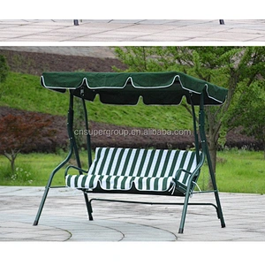 New design hot selling outdoor swing chair,3 person seat garden swing chair