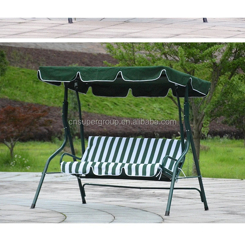 New design hot selling outdoor swing chair,3 person seat garden swing chair