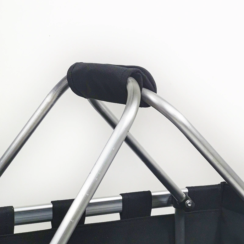 Supergroup Wholesale Fashionable supermarket Custom Morden Rolling collapsable aluminum Shopping Basket