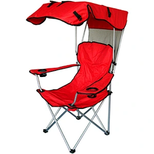 2019hot-sale high quality convenient to carry Outdoor steel beach  folding chair with umbrella