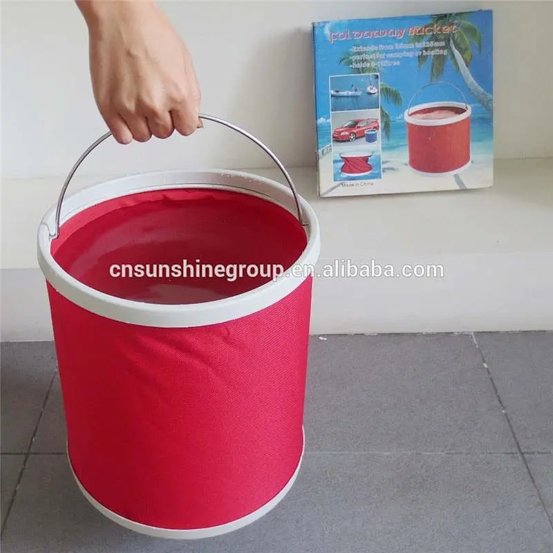 Folding Portable Outdoor Camping Foldable Water Bucket