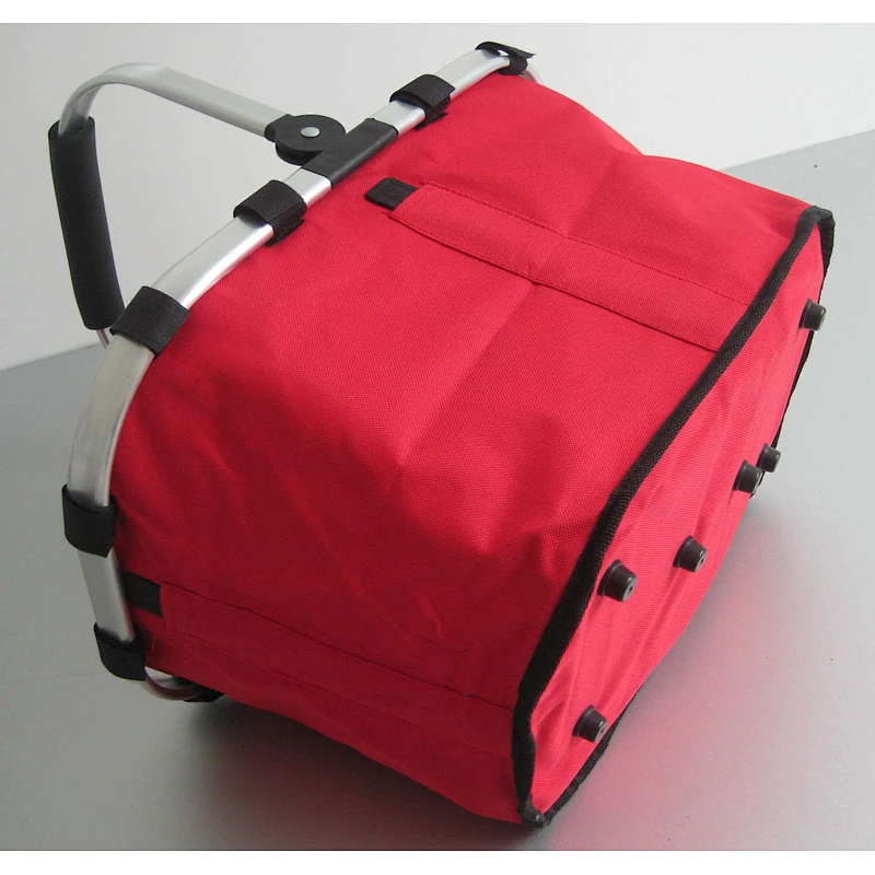 Aluminium frame foldable cloth picnic shopping basket