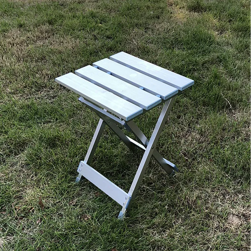 Folding Table Portable Aluminum Table with four folding aluminum chair for Camping, Beach, Backyards, Party and Picnic