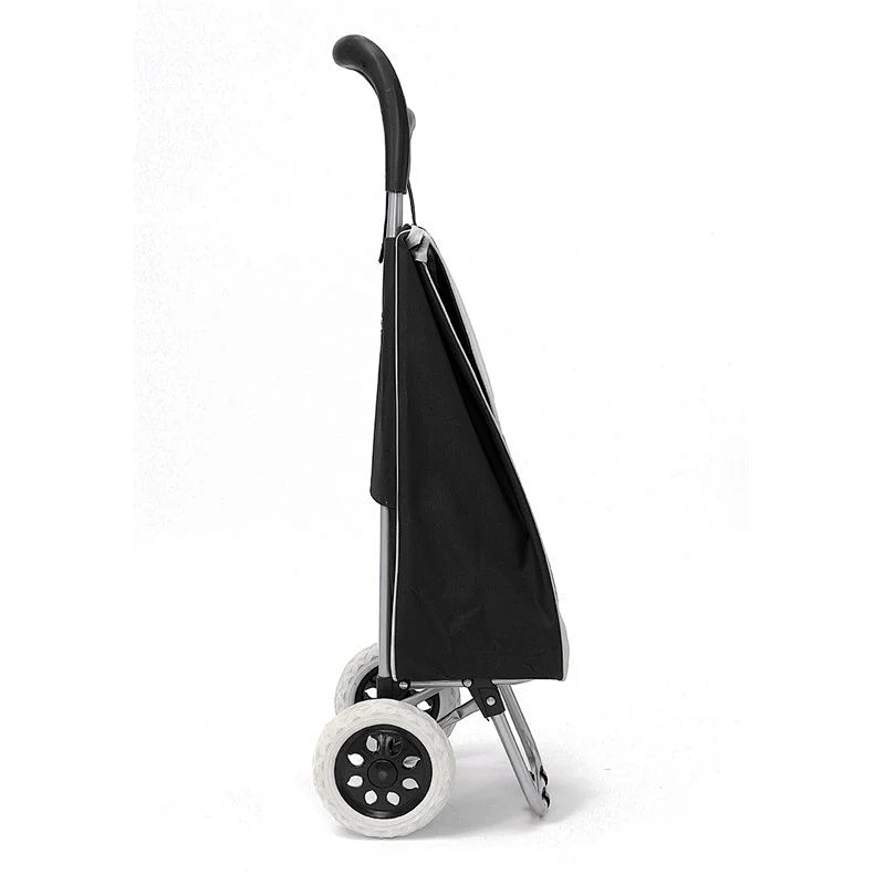 Aluminum folding shopping trolley,travel luggage cart,hand trolley with wheels