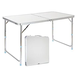 Factory wholesale picnic aluminum table outdoor table folding picnic table