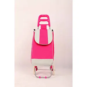 Aluminum folding shopping trolley,travel luggage cart,hand trolley with wheels