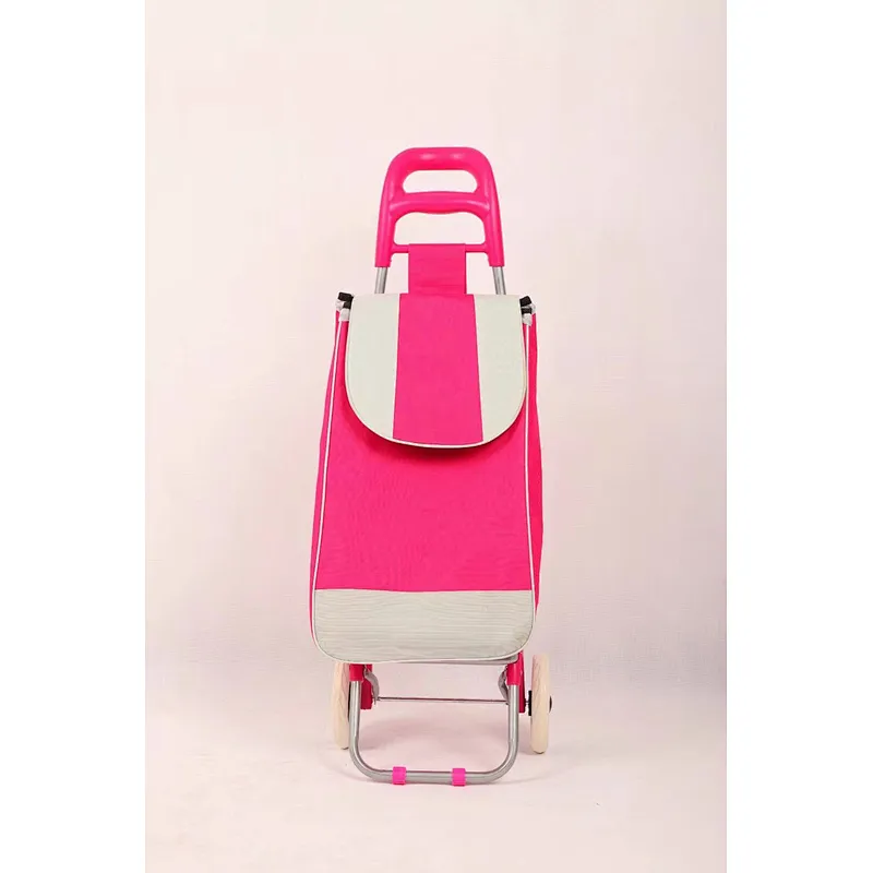 Aluminum folding shopping trolley,travel luggage cart,hand trolley with wheels