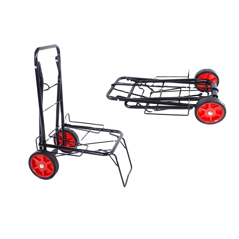 Foldable Compact Multi Purpose Luggage Trolley Cart Flip out Support with Steel