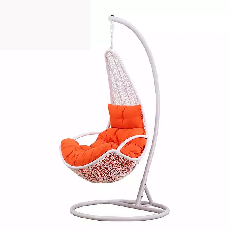 Supergroup High Quality garden swing hanging rattan egg swing chair with stand
