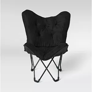 Moon Camping Chair Ergonomic High Back with Removable Cover Outdoor Heavy Duty Lazy Sofa Butterfly Chair