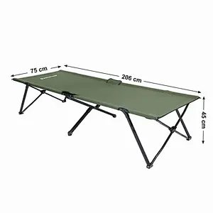 Supergroup Cot Folding Camp Wholesale Outdoor Lounge Cabinet Nylon Steel Single Light Weight Camping Bed