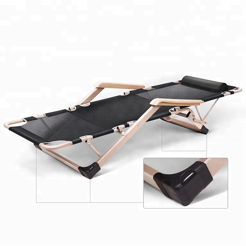 Outdoor folding sun lounge chairs portable beach chaise lounge chair folding recliner chair