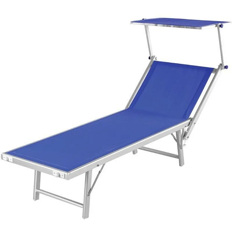 High Quality Lightweight Folding Beach Lounge Chair With canopy