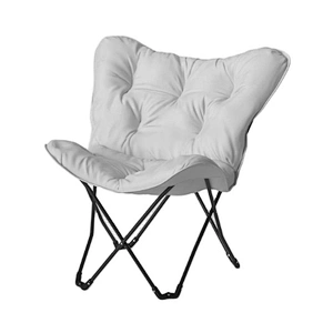 Moon Camping Chair Ergonomic High Back with Removable Cover Outdoor Heavy Duty Lazy Sofa Butterfly Chair