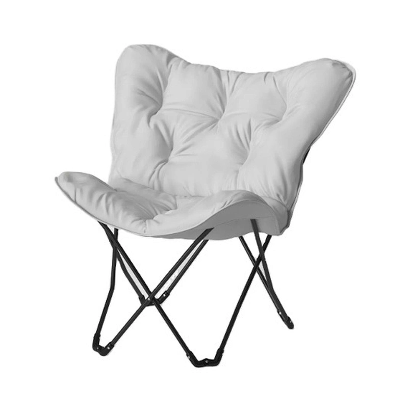 Moon Camping Chair Ergonomic High Back with Removable Cover Outdoor Heavy Duty Lazy Sofa Butterfly Chair