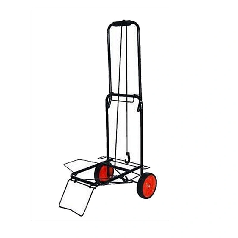 Aluminum folding shopping trolley,travel luggage cart,hand trolley with wheels