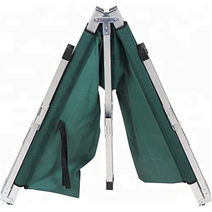 Durable Steel or Aluminum Military Folding Camping Bed