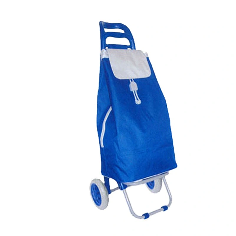 Convenient waterproof foldable removable luggage wheeled market trolley bag