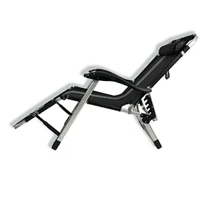 Supergroup Home furniture leisure zero gravity recliner lounge chair bed folding camping chair with footrest