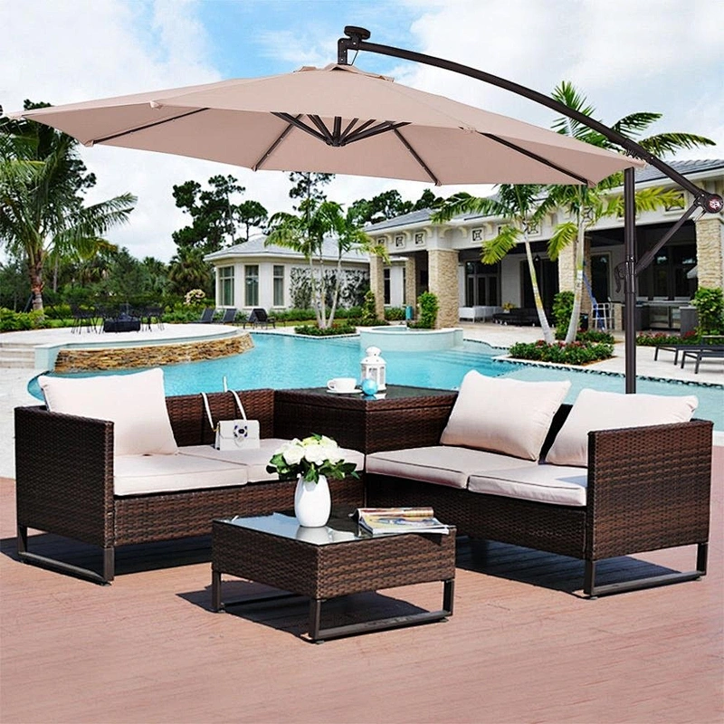 High Quality 3m Outdoor Furniture Patio Parasol Sun Shade Cantilever Yard Banana umbrellas garden