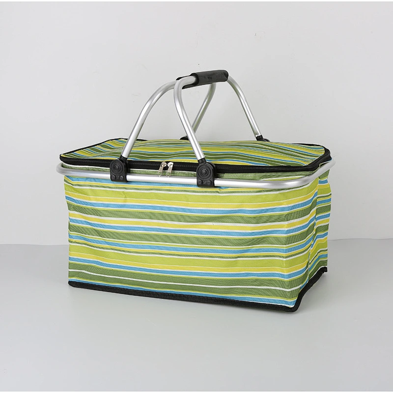 Supergroup Wholesale Fashionable supermarket Custom Morden Rolling collapsable aluminum Shopping Basket