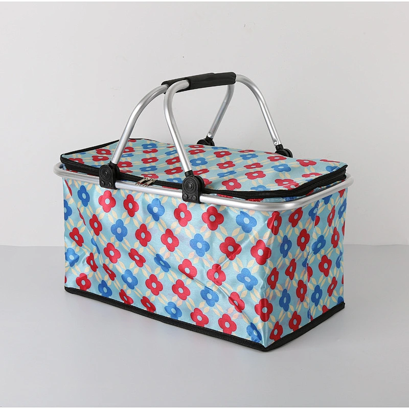 Supergroup Wholesale Fashionable supermarket Custom Morden Rolling collapsable aluminum Shopping Basket
